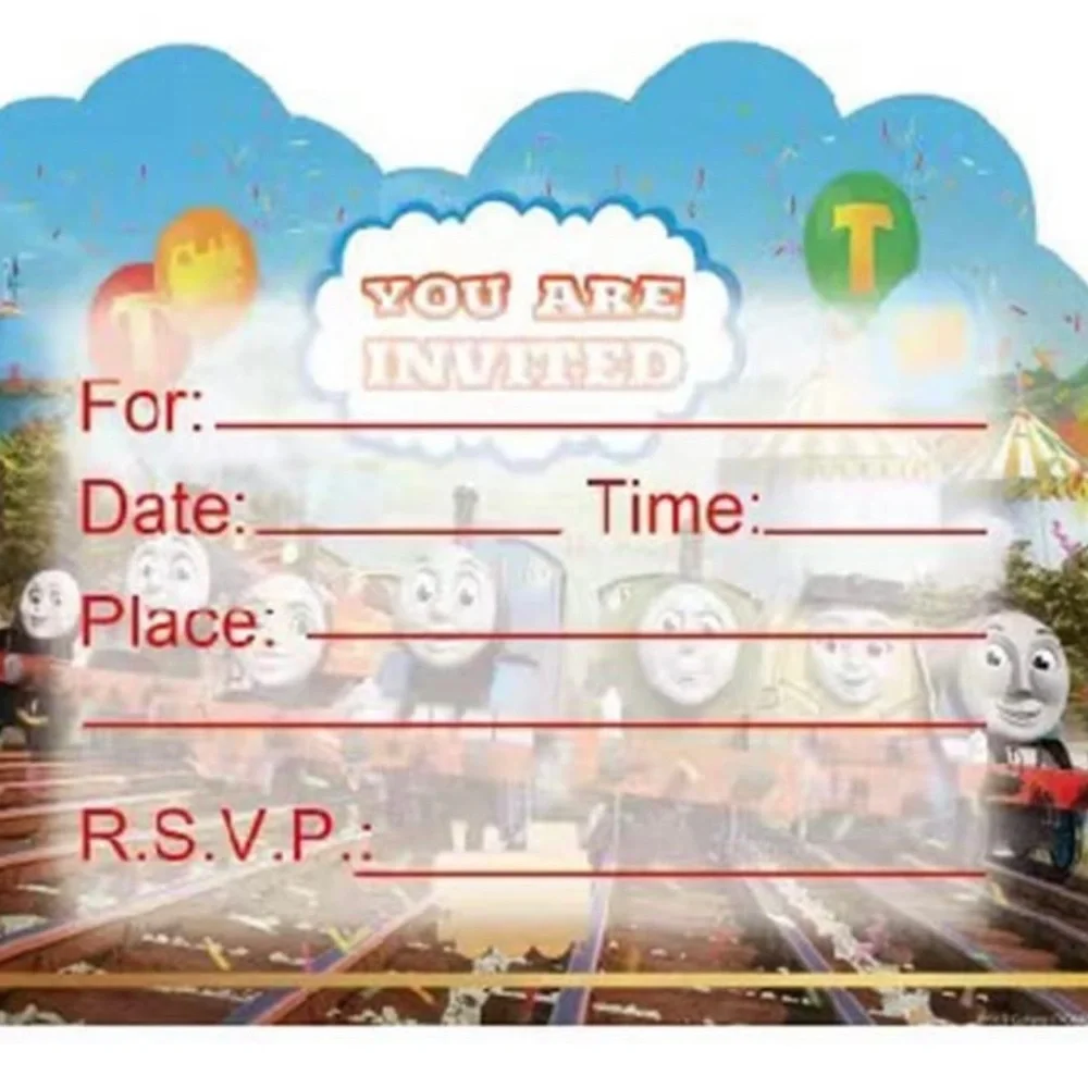Thomas The Train Birthday Invitations (20)